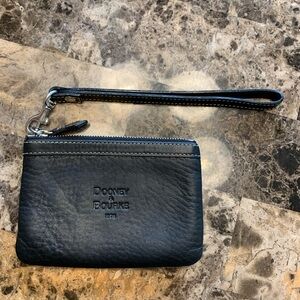 1990’s Dooney & Bourke Black Leather Wallet with Wrist Strap